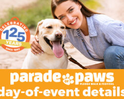 Parade of Paws Event Day Details