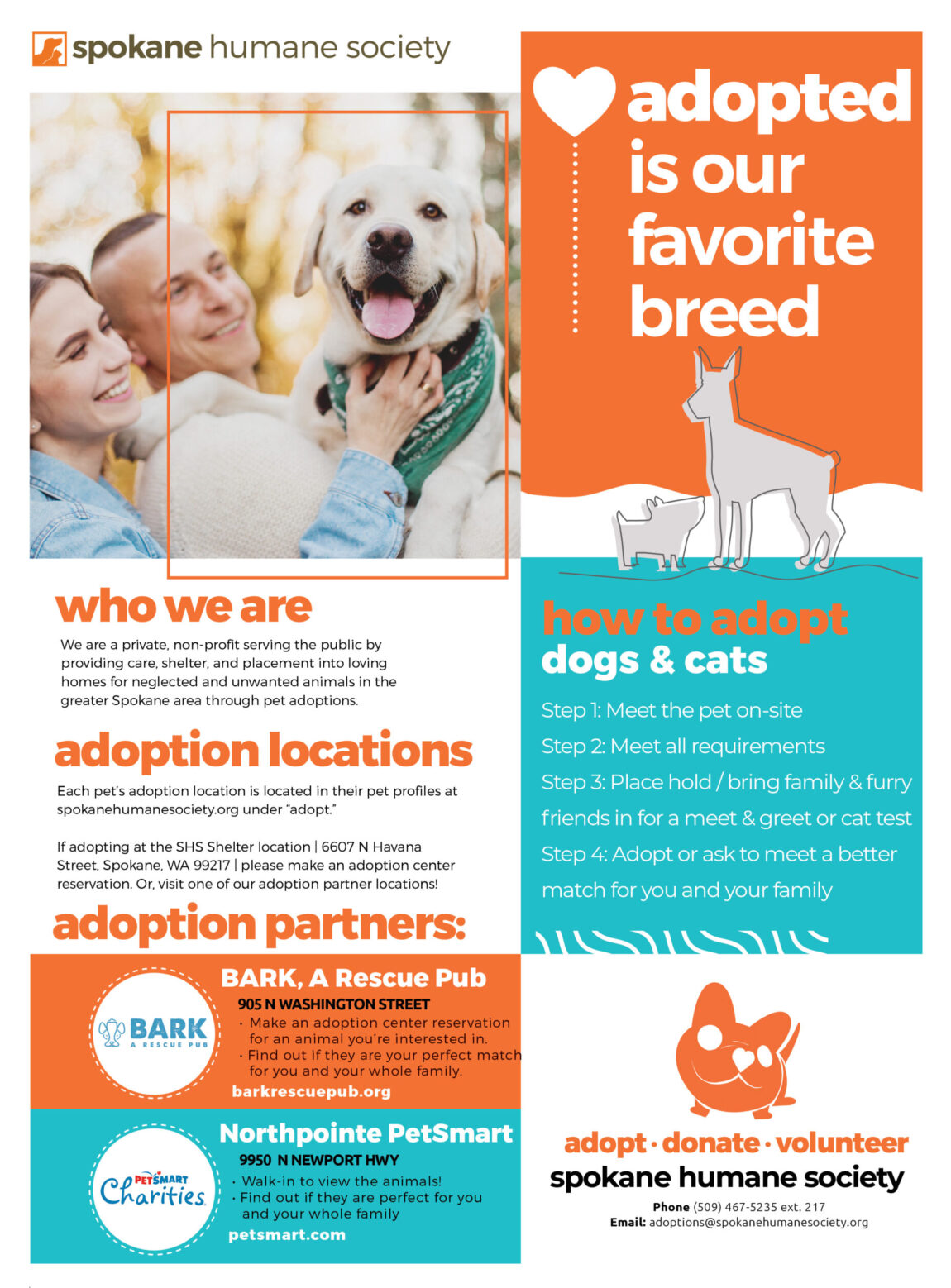 adopt Spokane Humane Society